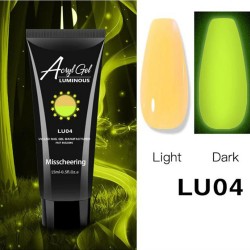 ***Неоновый полигель (Акригель) AcrylGel LUMINOUS 15ml LU04 ___VAL208 (1173)