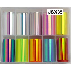 Длина 100 см. Набор Широкой Фольги (Битое стекло) JSX35 ___-KRY060/083 (2415)