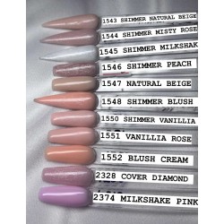 18 мл-банку повна під кришку гелю для нарощування Blush cream-Кремові рум'яна___SLK(1552)